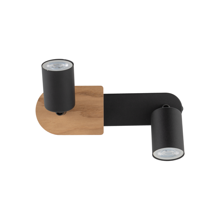 Plafoniera COVER GU10 2 x max 10W LED Negru 35 cm [8]