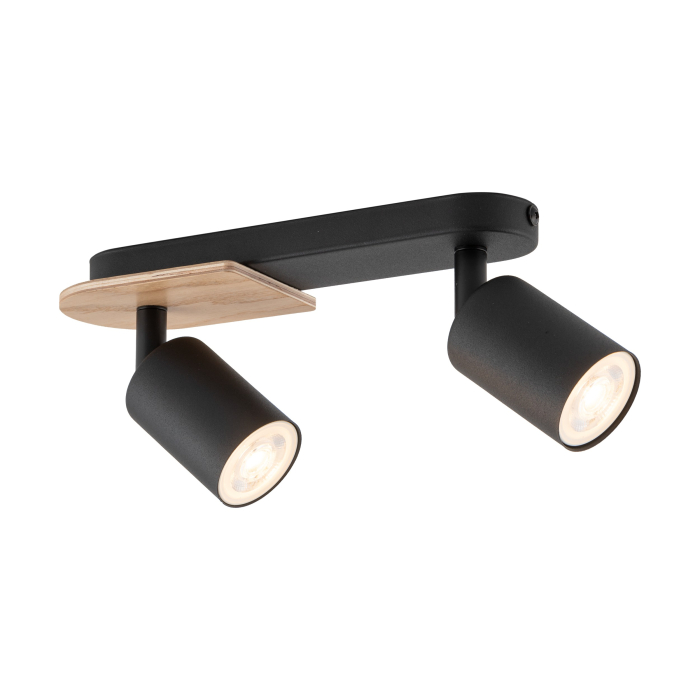 Plafoniera COVER GU10 2 x max 10W LED Negru 35 cm [5]