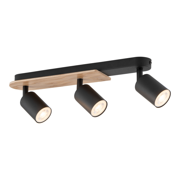 Plafoniera COVER GU10 3 x max 10W LED Negru 51 cm [5]