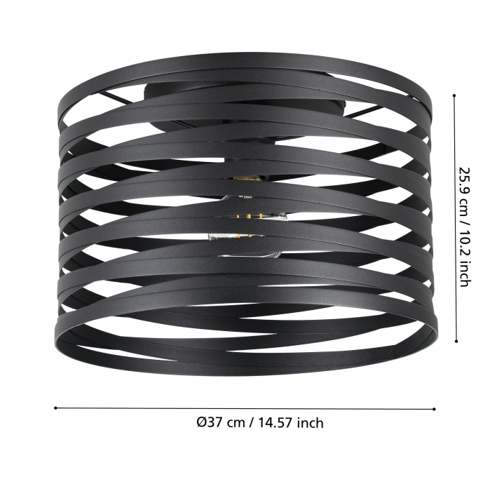 Plafoniera CREMELLA E27 1X60W [3]