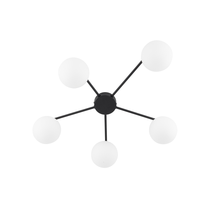 Plafoniera ELTON G9 5 x max 8W LED Negru 67 cm [8]