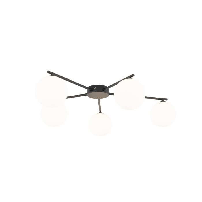 Plafoniera ELTON G9 5 x max 8W LED Negru 67 cm [7]