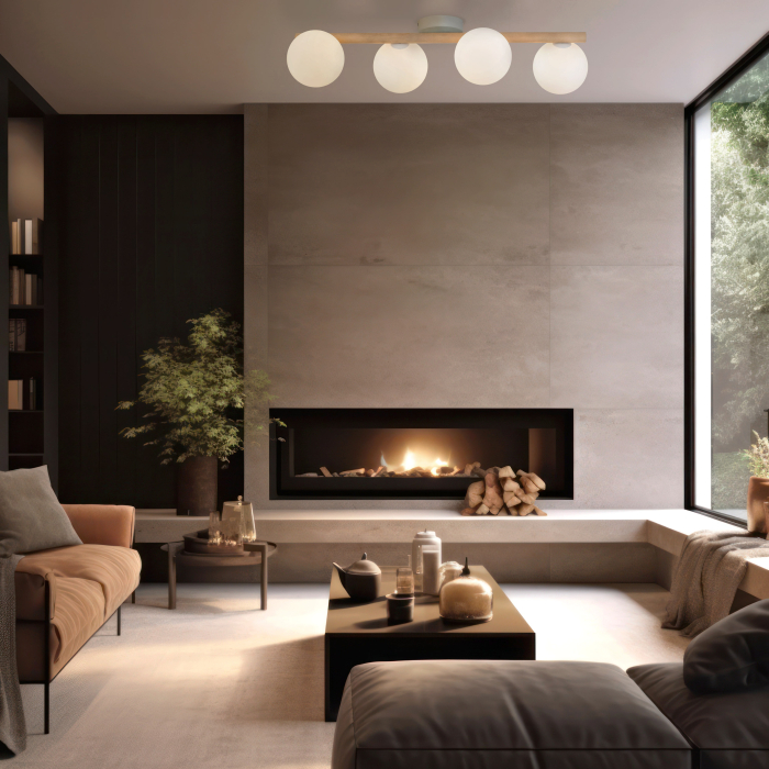 Plafoniera ESTERA G9 4 x max 8W LED Alb, Pin 65 cm [2]