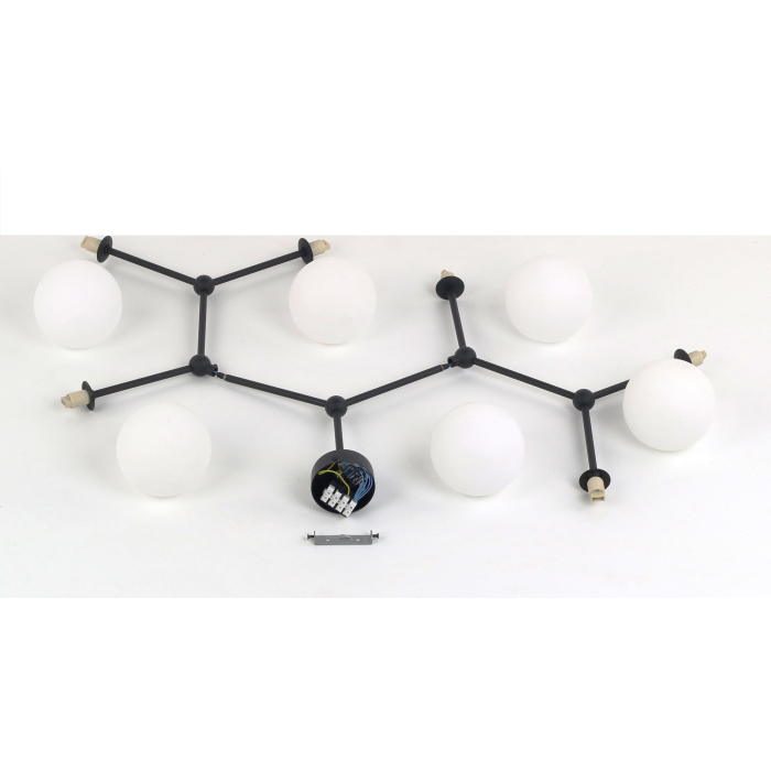 Plafoniera FAIRY G9 6 x max 8W LED Negru 105 cm [9]