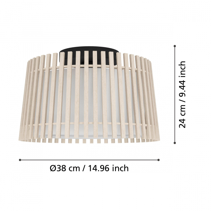Plafoniera FATTORIA E27 1X25W [4]