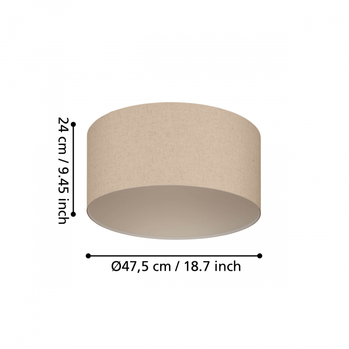 Plafoniera FENIGLIA E27 1X40W [2]