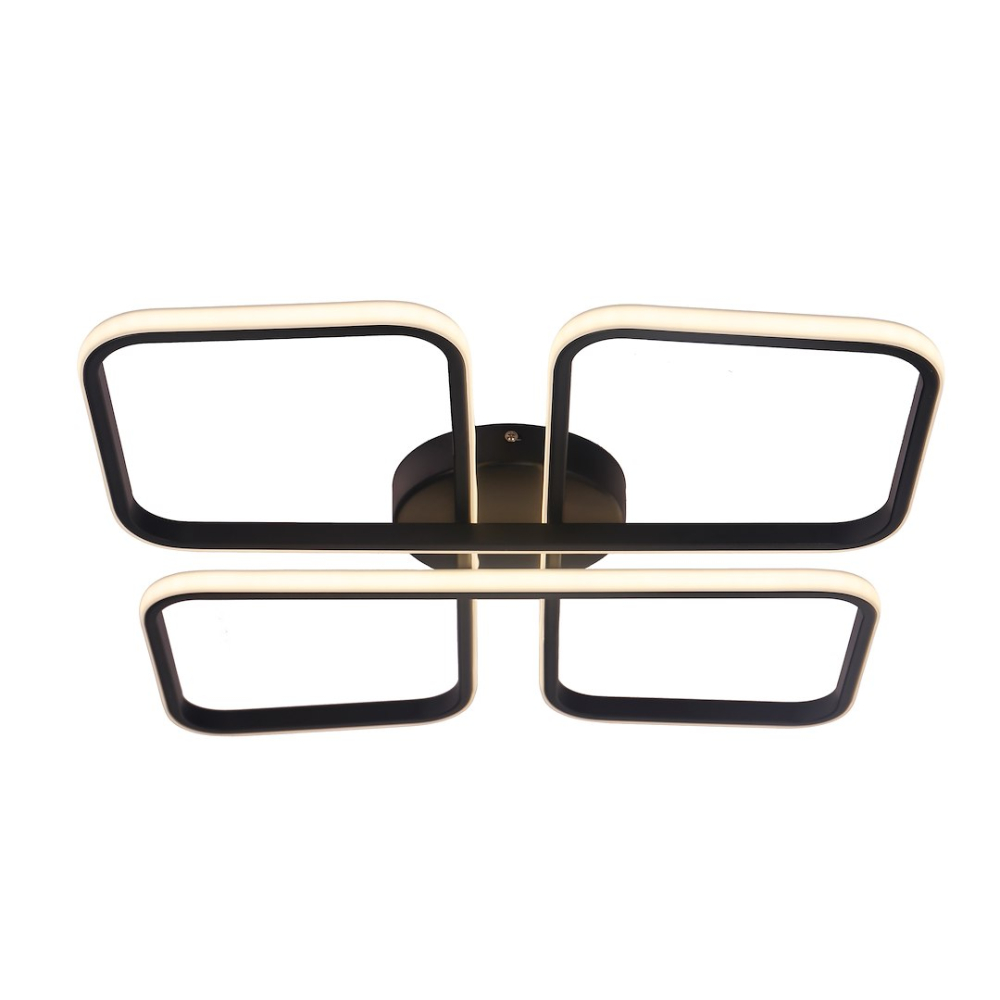 Plafoniera Hidalgo LED, 40W, 4000K, Alb/Negru [7]