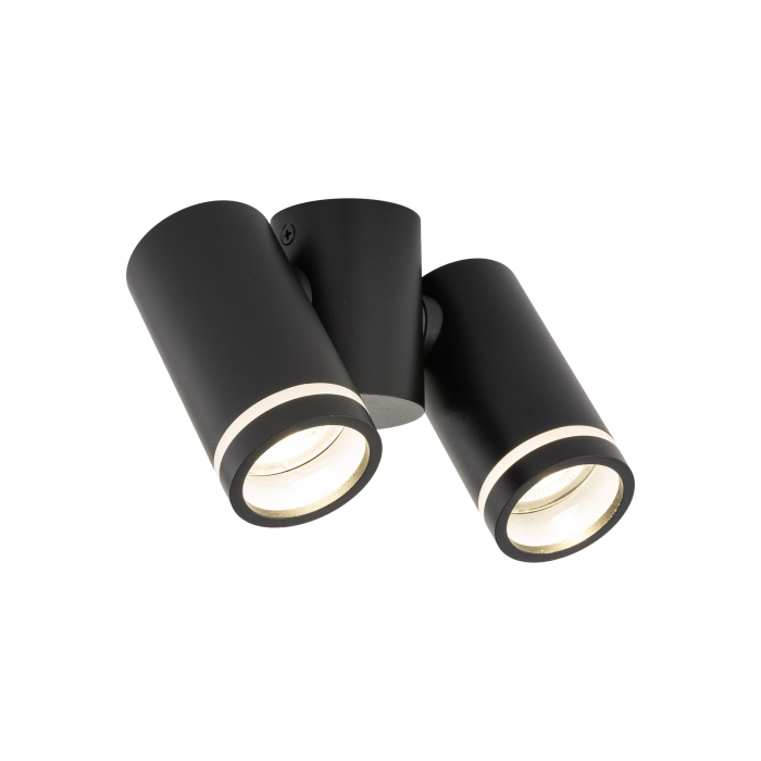 Plafoniera JET GU10 2 x max 10W LED Negru 17 cm [7]