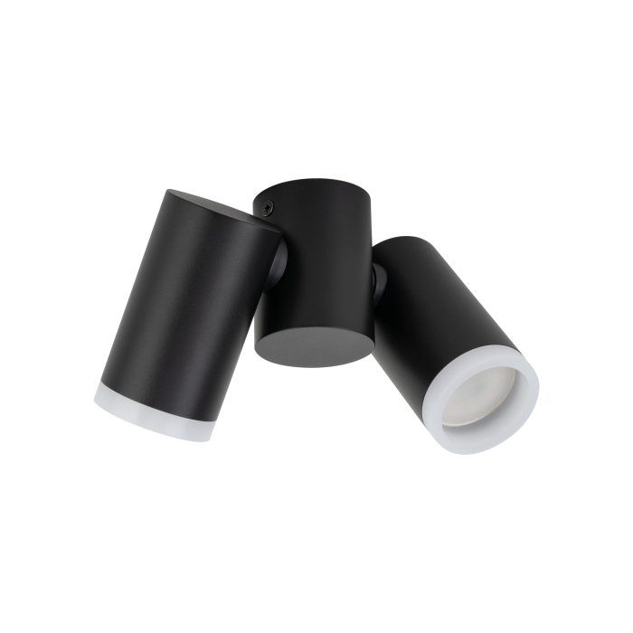 Plafoniera JET GU10 2 x max 10W LED Negru 17 cm [6]