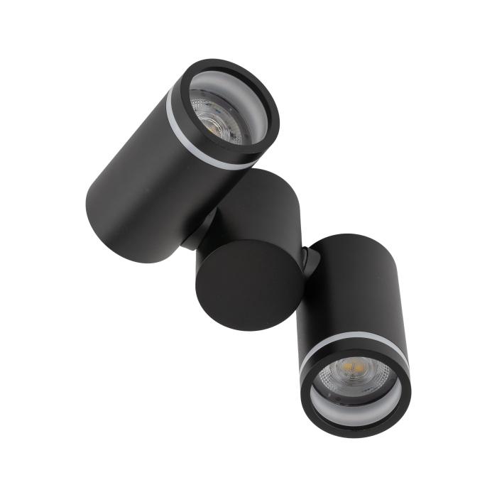 Plafoniera JET GU10 2 x max 10W LED Negru 17 cm [9]