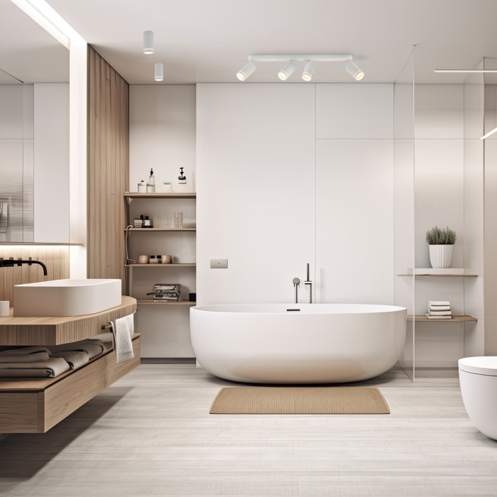 Plafoniera JET GU10 4 x max 10W LED Alb 74 cm [3]