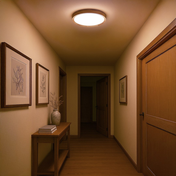 Plafoniera LED Orinoko, 36W, 4000K, Lemn [3]