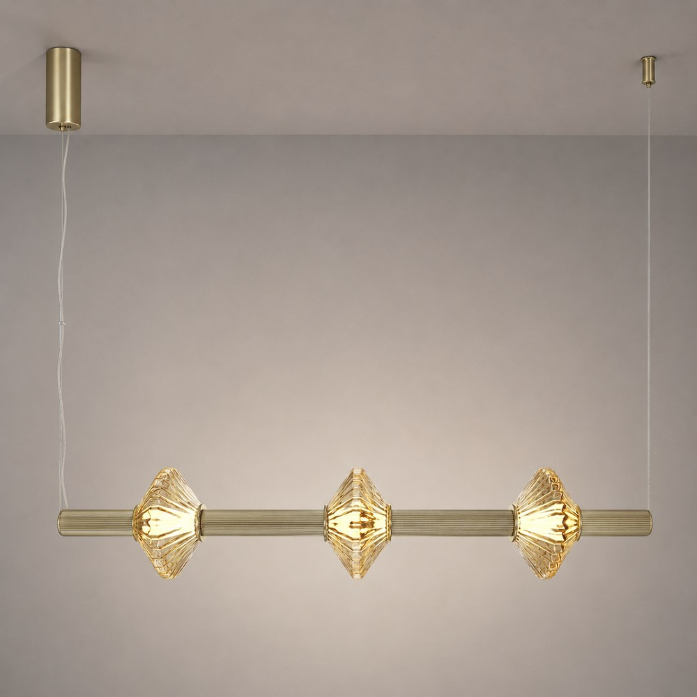 Lustra suspendata LED Padre Gold 18W [4]
