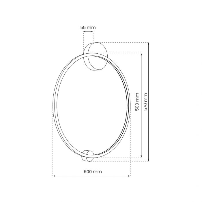 Plafoniera baie SATURNO LED 25W LED lumina neutra [4]