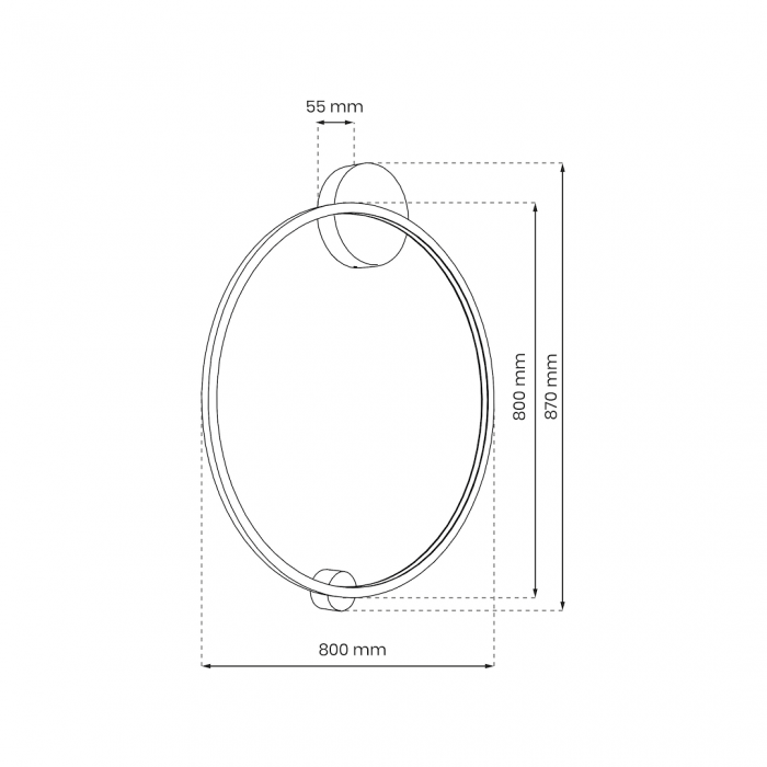 Plafoniera baie SATURNO LED 46W LED lumina neutra [4]
