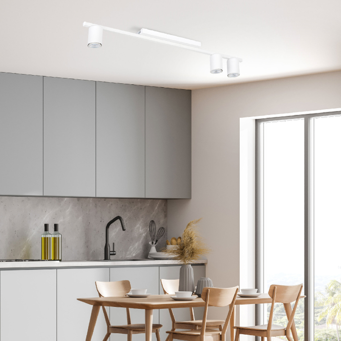 Plafoniera LOGAN GU10 3 x max 10W LED Alb 80 cm [2]