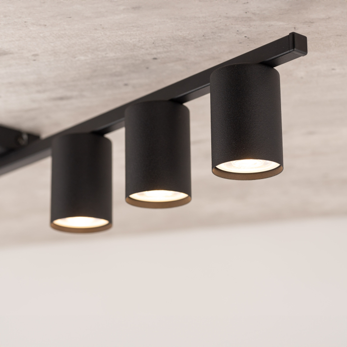 Plafoniera LOGAN GU10 4 x max 10W LED Negru 100 cm [4]