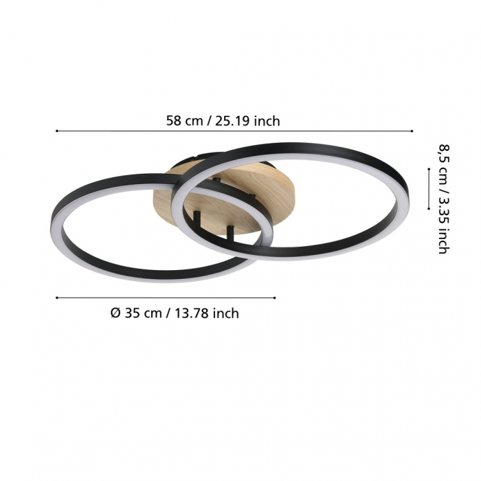 Plafoniera LOMALTAS-Z LED 4X8W lumina reglabila [5]