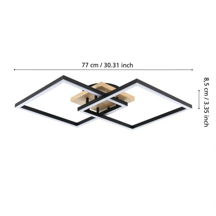 Plafoniera LOMALTAS-Z LED 4X8W lumina reglabila [5]