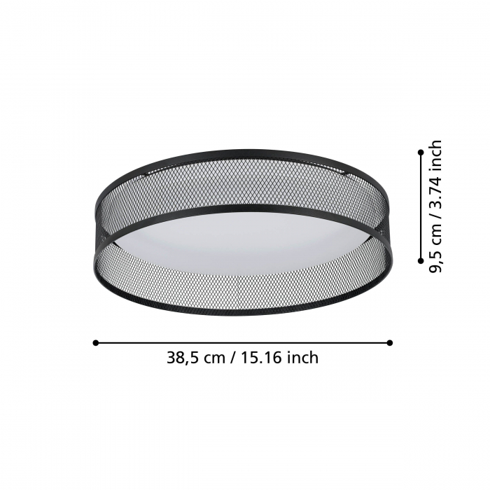 Plafoniera LUPPINERIA LED 20W lumina calda [4]