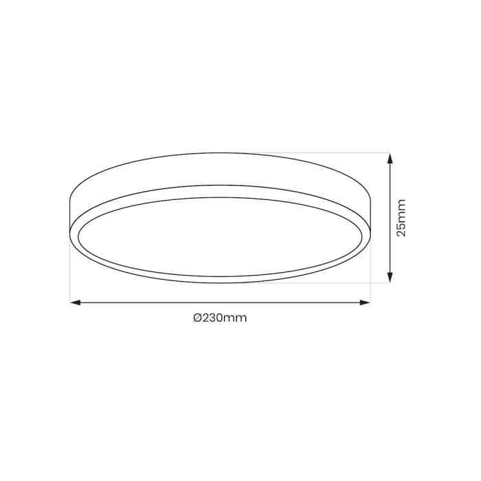 Plafoniera MAQ 18W 3CCT Negru [7]
