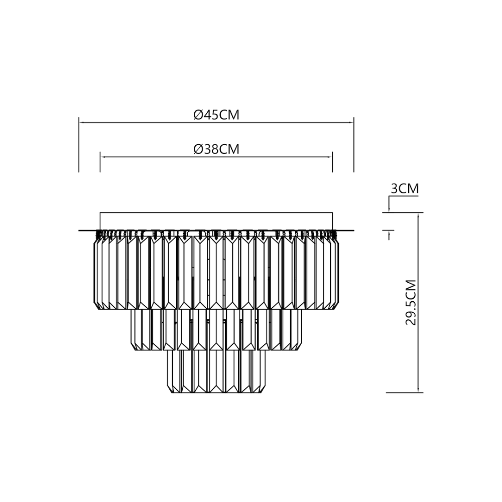 Plafoniera Milano Auriu E14 6x40W 45 cm [6]
