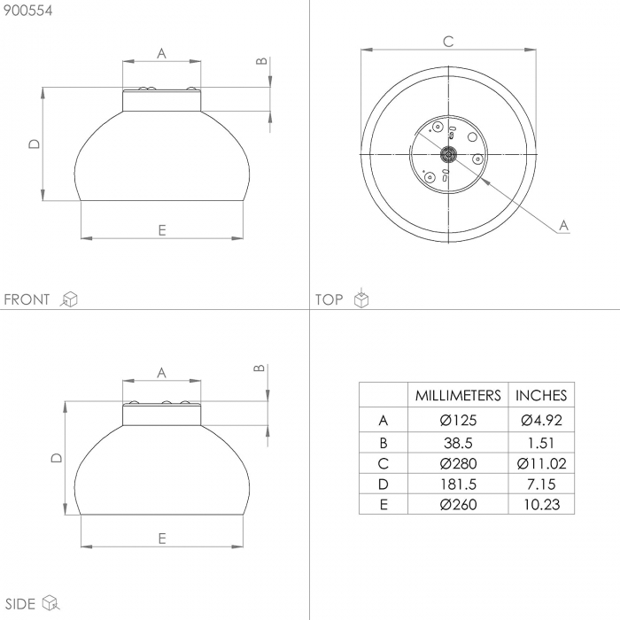 Plafoniera MOGANO 2 E27 1X40W [5]