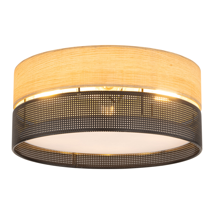 Plafoniera NICOL E27 4 x max 15W LED Alb, Stejar 50 cm [4]