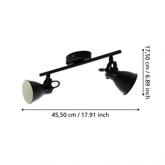 Plafoniera SERAS 2 GU10 2X2, 8W [4]