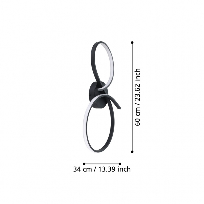 Plafoniera SERPINS LED 21W lumina calda [4]