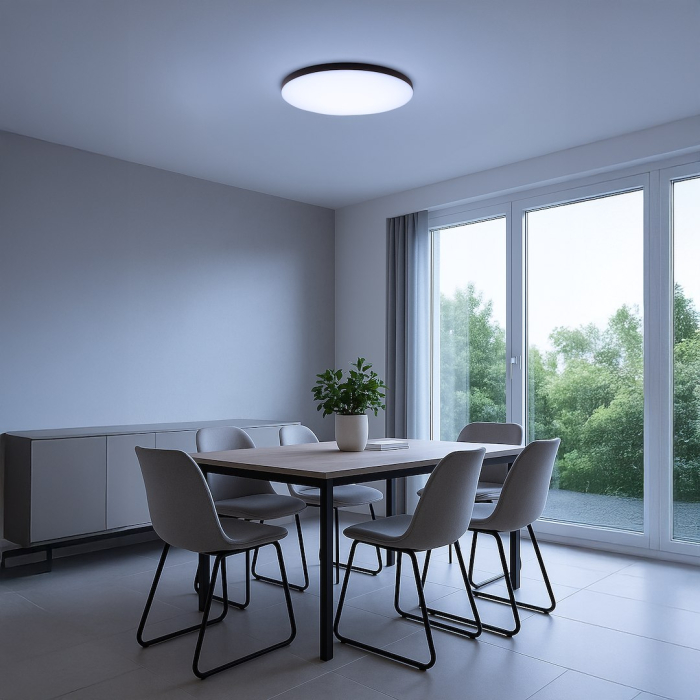 Plafoniera Siena Black 80W LED Ø750 mm + telecomandă [4]