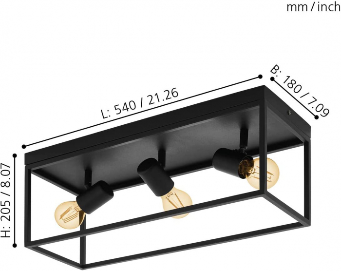 Plafoniera SILENTINA E27 3X40W [3]