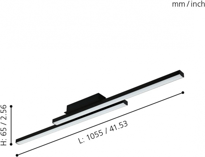 Plafoniera FRAIOLI-Z LED 34W lumina reglabila [6]