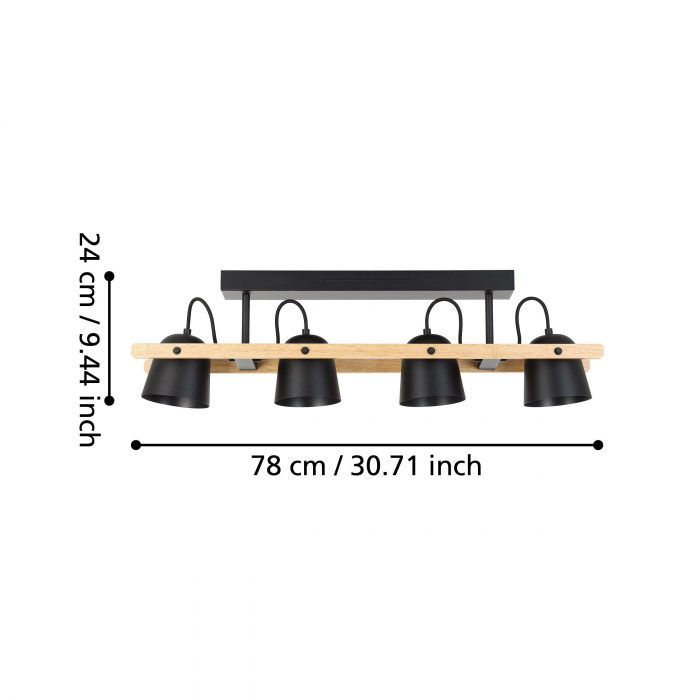 Plafoniera HORNWOOD-Z LED 4X3.7W lumina reglabila [6]