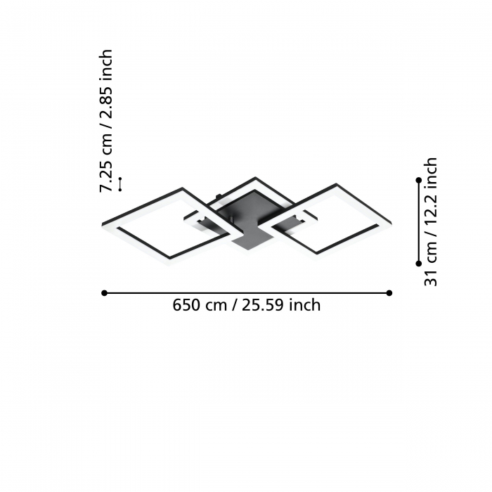 Plafoniera PARANDAY-Z LED 32.4W lumina reglabila [4]