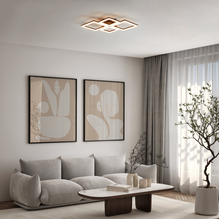 Plafoniera smart PARANDAY-Z LED 42W lumina reglabila 47 cm [4]