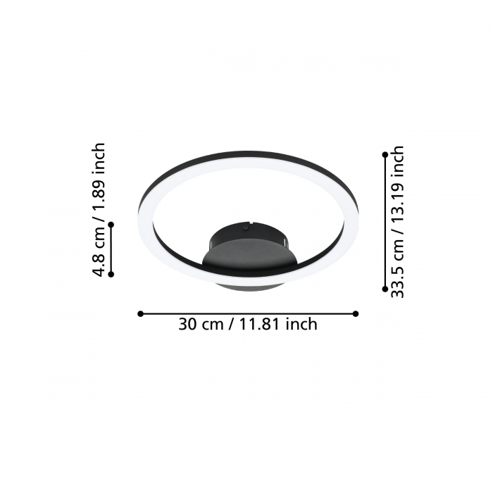 Plafoniera PARRAPOS-Z LED 12W lumina reglabila [4]