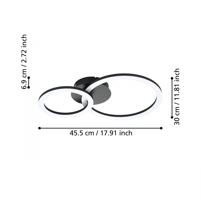 Plafoniera PARRAPOS-Z LED 15W lumina reglabila [4]