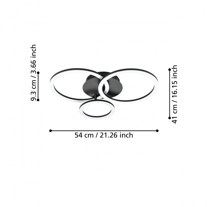 Plafoniera PARRAPOS-Z LED 33W lumina reglabila [5]