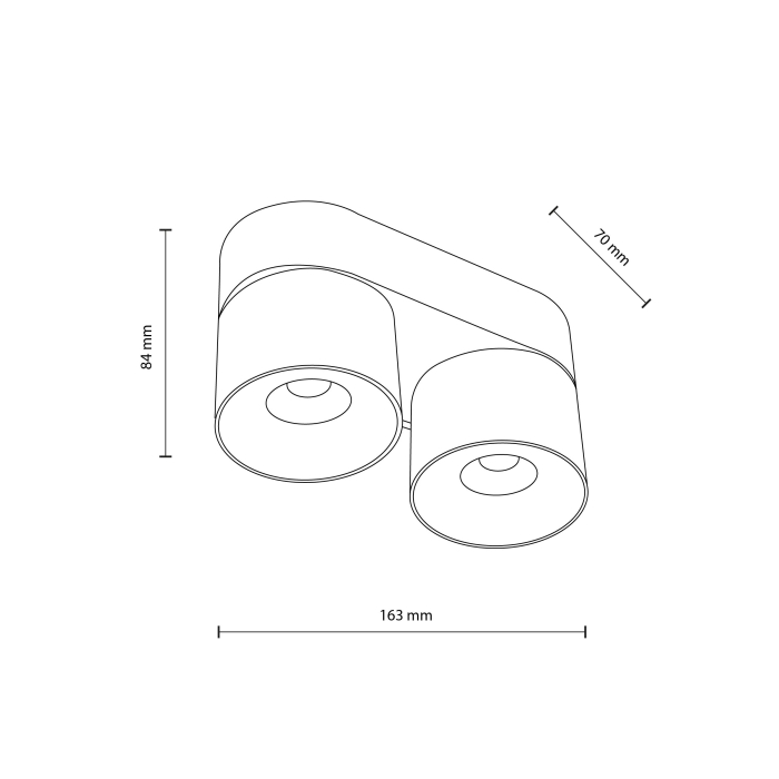 Plafoniera SPARK LED max 10W LED  7 cm [9]