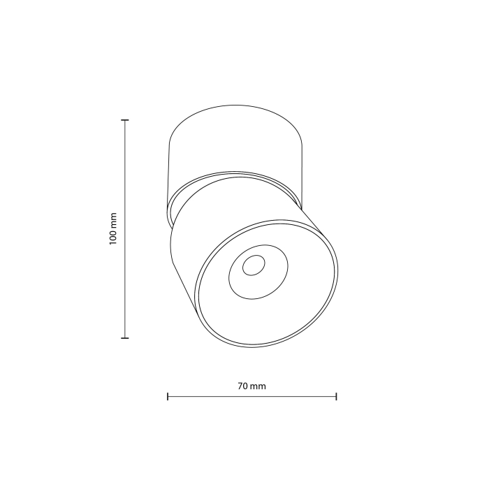 Plafoniera SPARK LED max 10W LED  7 cm [8]