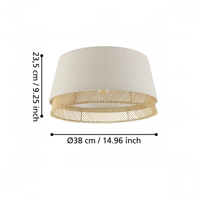 Plafoniera TABLEY E27 1X40W [3]