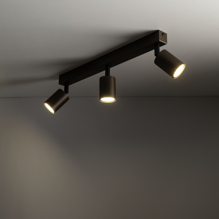 Plafoniera TOP GU10 3 x max 10W LED Brun 60 cm [2]