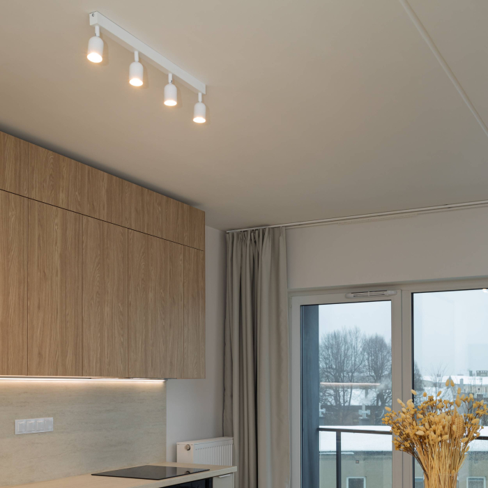 Plafoniera TOP GU10 4 x max 10W LED Alb 83 cm [4]