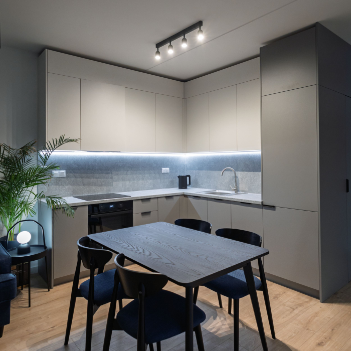 Plafoniera TOP GU10 4 x max 10W LED Negru 83 cm [2]