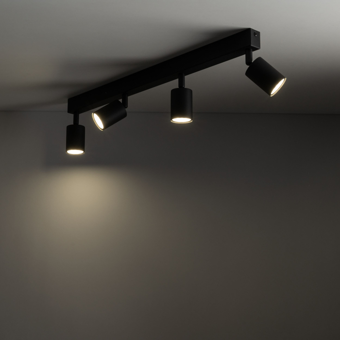 Plafoniera TOP GU10 4 x max 10W LED Negru 83 cm [7]