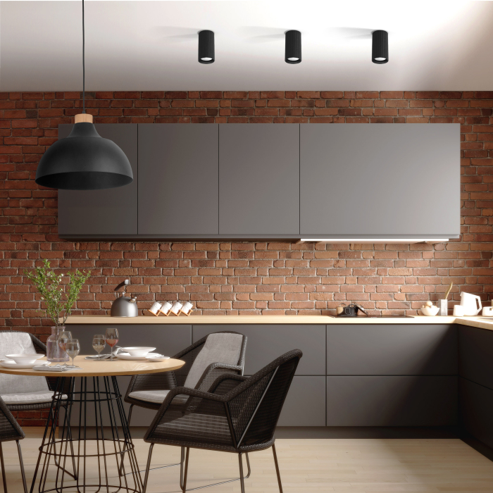 Plafoniera TUNE GU10 1 x max 10W LED Negru 5,5 cm [2]