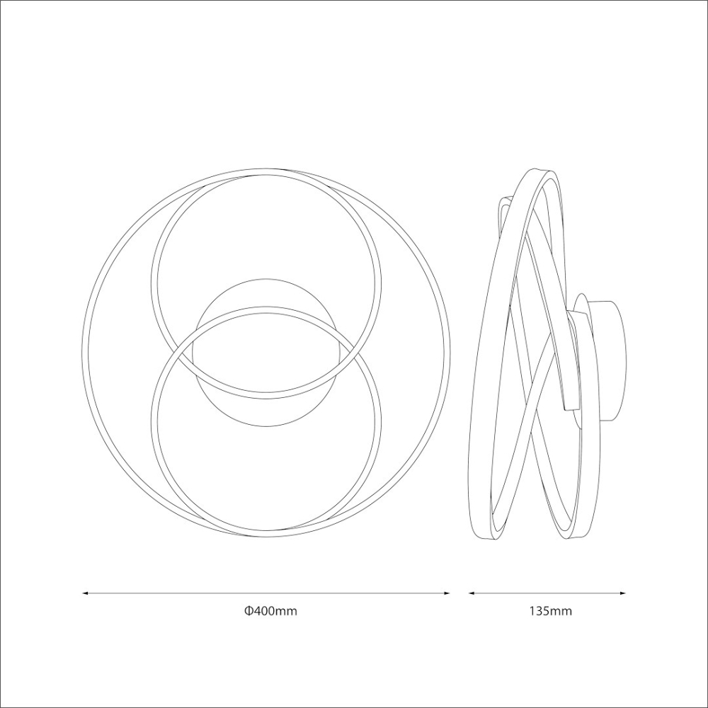 Plafonieră TURNER, 32W, LED [8]