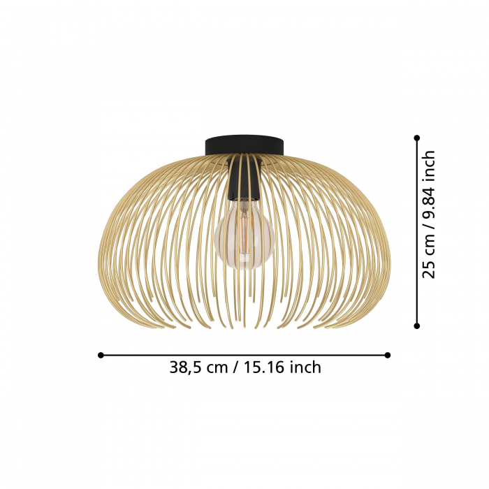 Plafoniera VENEZUELA E27 1x40W 38.5 cm [3]