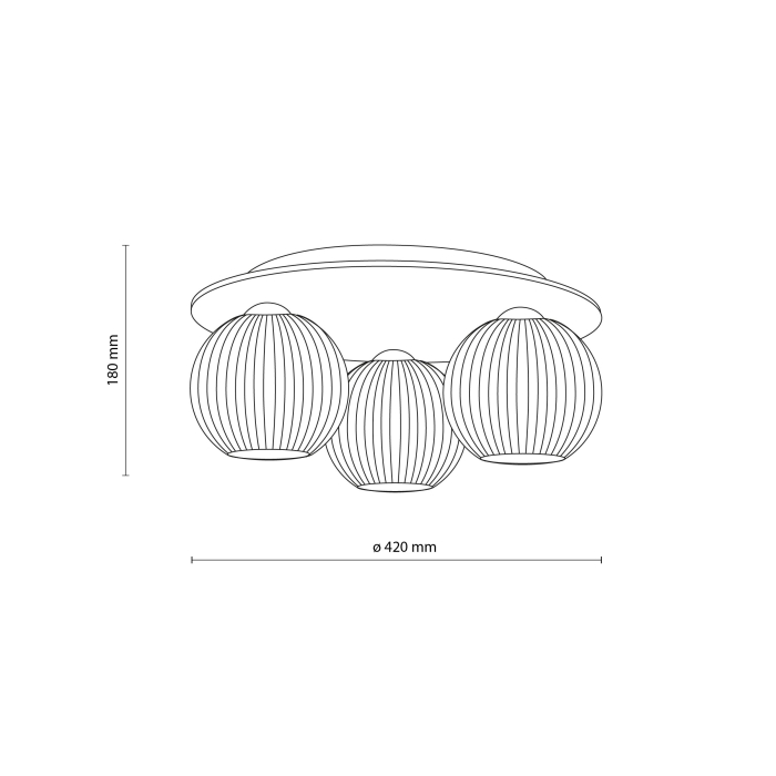 Plafoniera VIRLO E14 max 10W LED  42 cm [8]